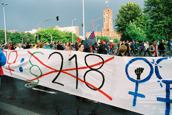 Demonstration against the Ruling on Paragraph 218 (May 28, 1993)